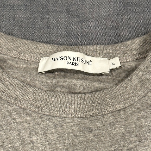 Maison Kitsuné Orange Fox Head Patch Classic Tee - Picture 3 of 4